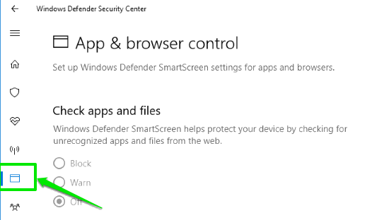 app and browser control
