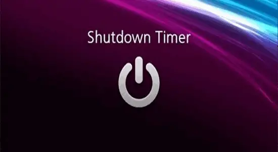 Windows 10 shutdown timer