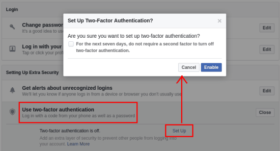 two factor auth