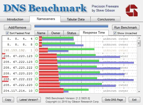 dns benchmarking tool