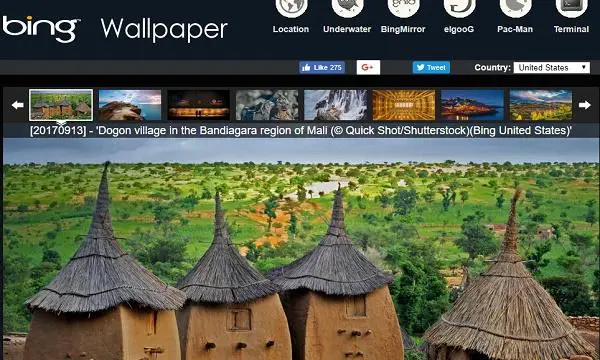 Bing Wallpaper Downloader Set Bing's Image of the Day as Wallpaper
