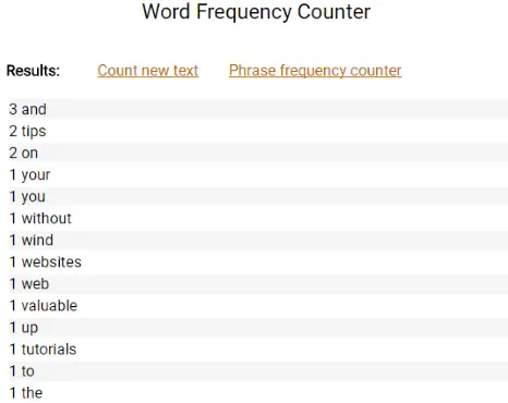 worrdd frequency analysis