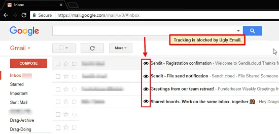 Ugly mail detect email tracking in inbox disbale email tracking