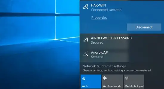 stop wifi from autom connecting