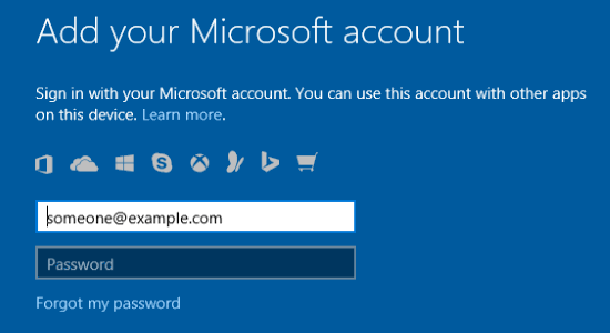 Microsoft Account identity