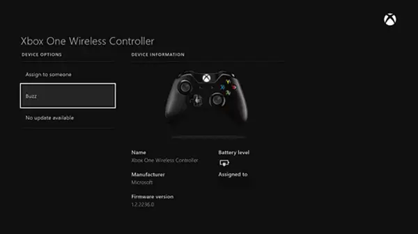 update xbox one controller