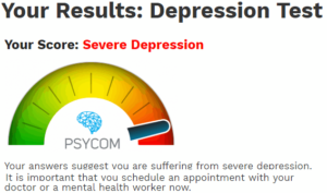 depression result