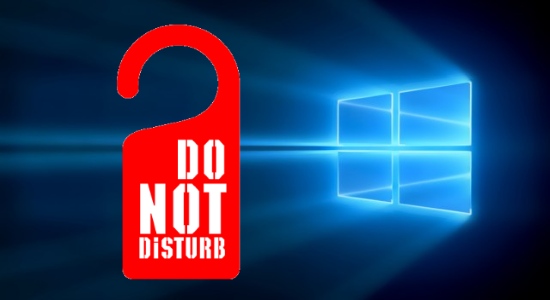 windows 10 do not disturb