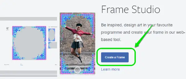 create a frame button