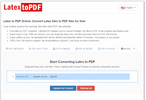 cconvert latex to pdf