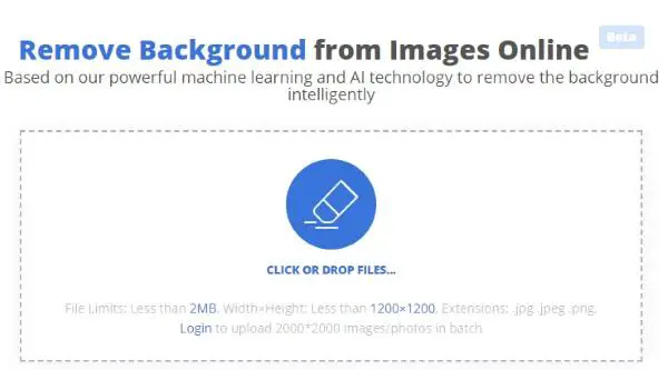online image background remover