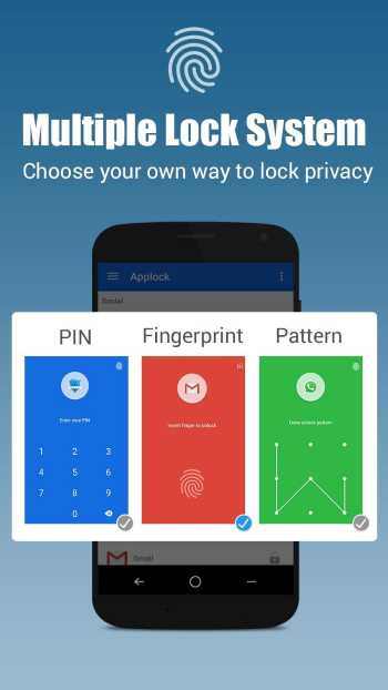 App-lock Fingerprint password