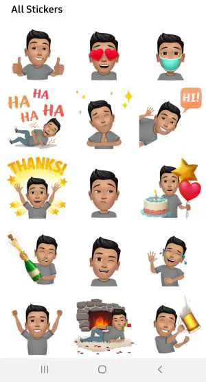 personalize facebook avatar stickers