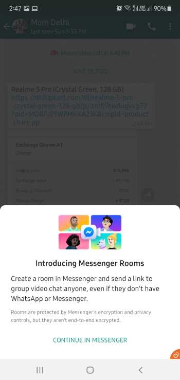 messenger rooms