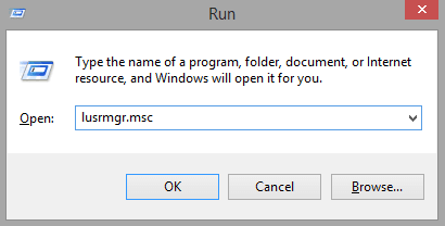 open run command