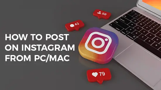 upload photo on instagram from pc